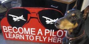 Look for our Seattle Seaplanes banner... and this red sign!